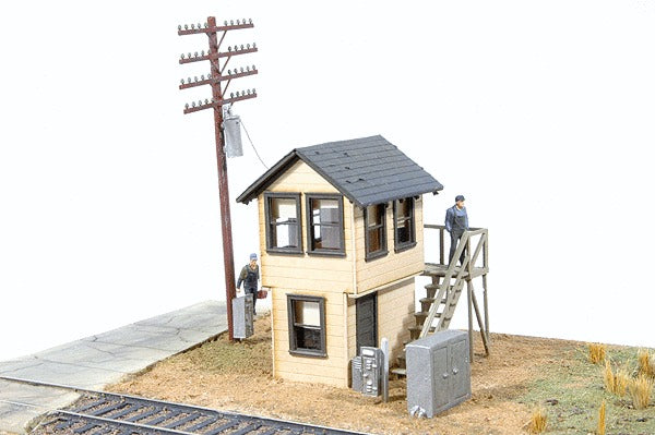 HO Michigan Avenue Tower Laser-Cut Wood Kit (JLI571)