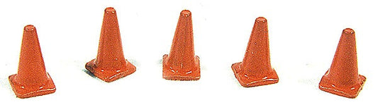 HO Custom Highway Cones, Painted (10) (JLI899)
