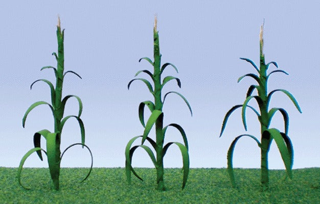 HO Corn Stalks, 1" Tall (30) (JTT95552)