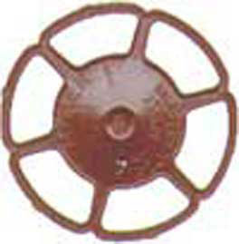 HO Miner Type Brake Wheels Red Oxide (8) (KAD2032)