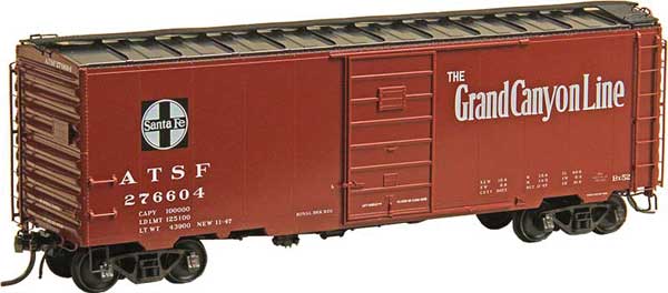 HO ATSF 6' Door Boxcar Red Topeka & Santa Fe #276604 (KAD4328)