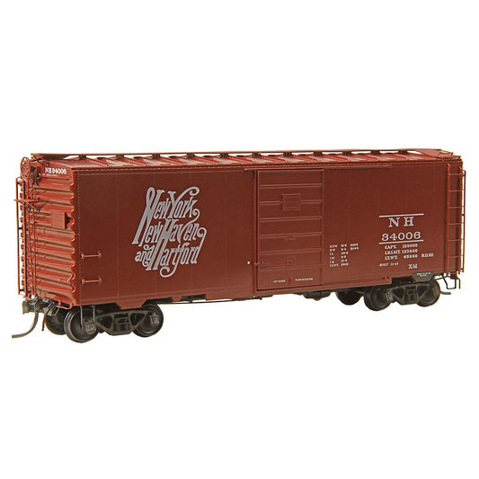 HO RTR 40' PS-1 Boxcar, New York, New Haven and Hartford (NH) #34006 (KAD4333)