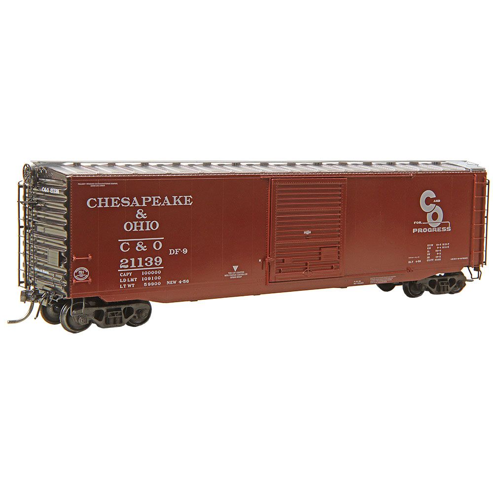 HO RTR 50' PS-1 Boxcar, Chesapeake & Ohio (C&O) #21139 (KAD6026)