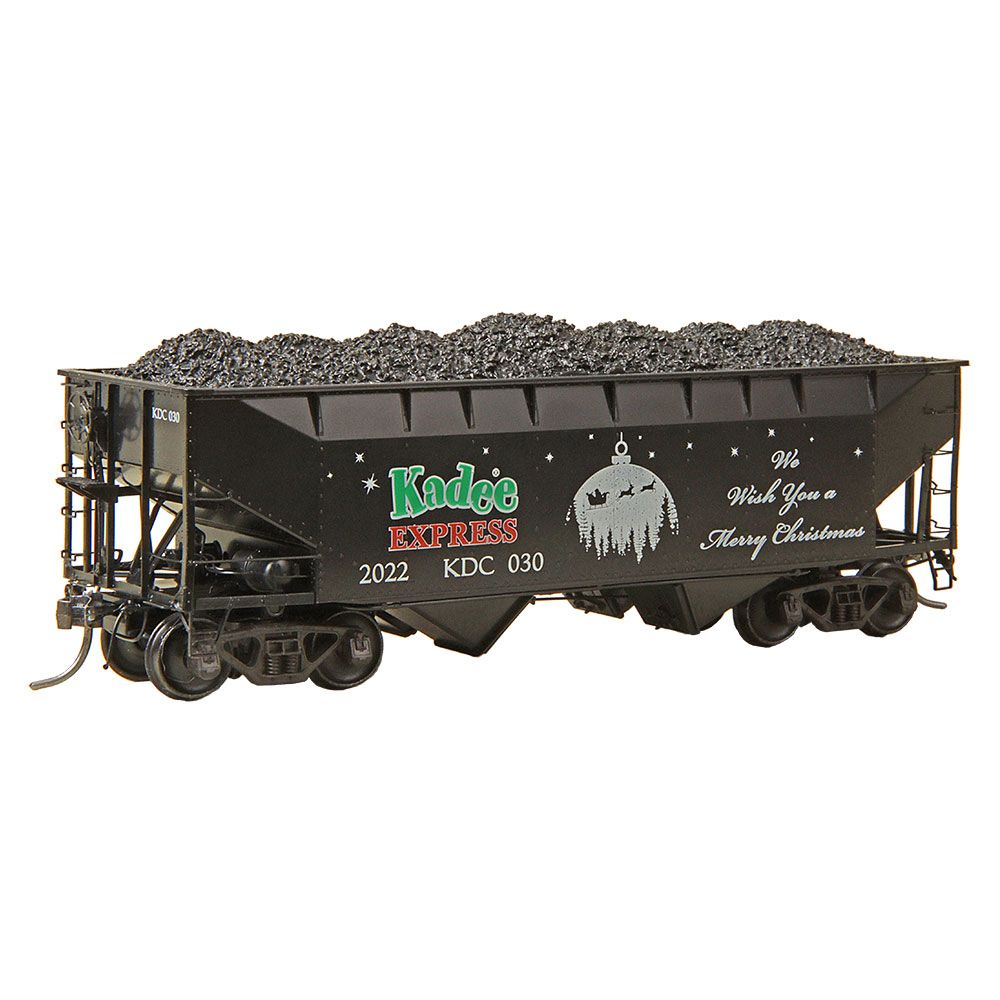 HO 50 Ton AAR "Standard" 2 Bay Open Hopper, 2022 Kadee Christmas Car KDC #030 (KAD6930)