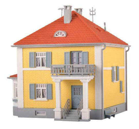HO Pappelweg 2-Story Brick House Kit, 3-15/16"x5-1/8"x5-11/16" (KIB38178)
