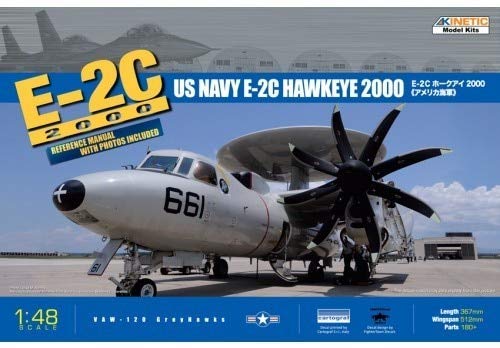 1/48 Kinetic E-2C Hawkeye 2000 Plastic Model Kit (KIN48016)