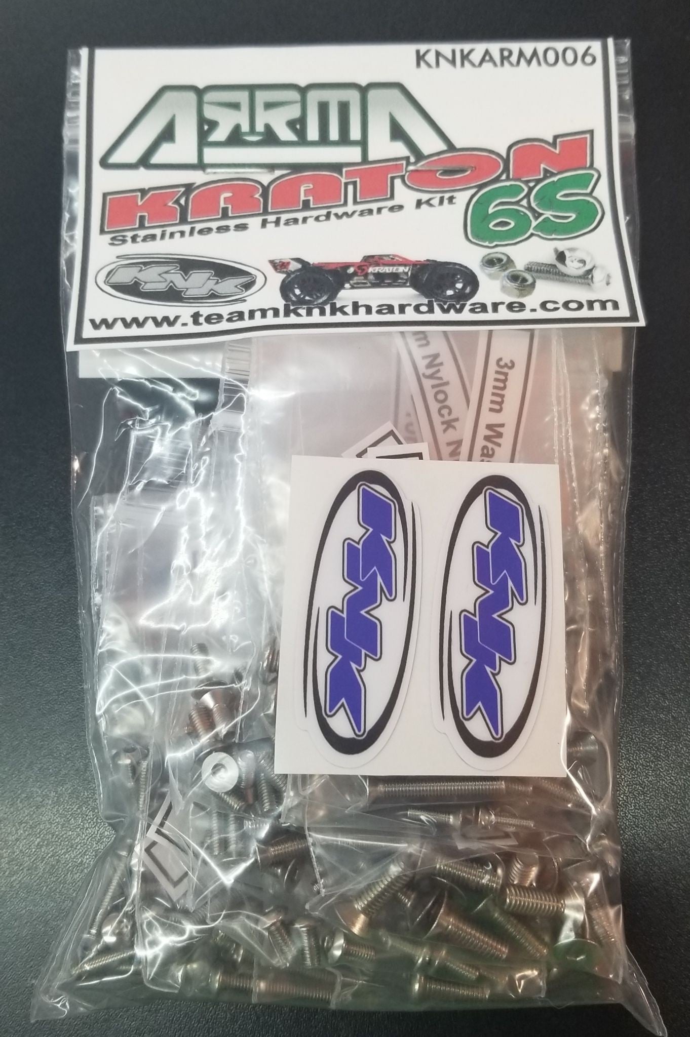Stainless Hardware Kit: Arrma Kraton 6S (KNKARM006)
