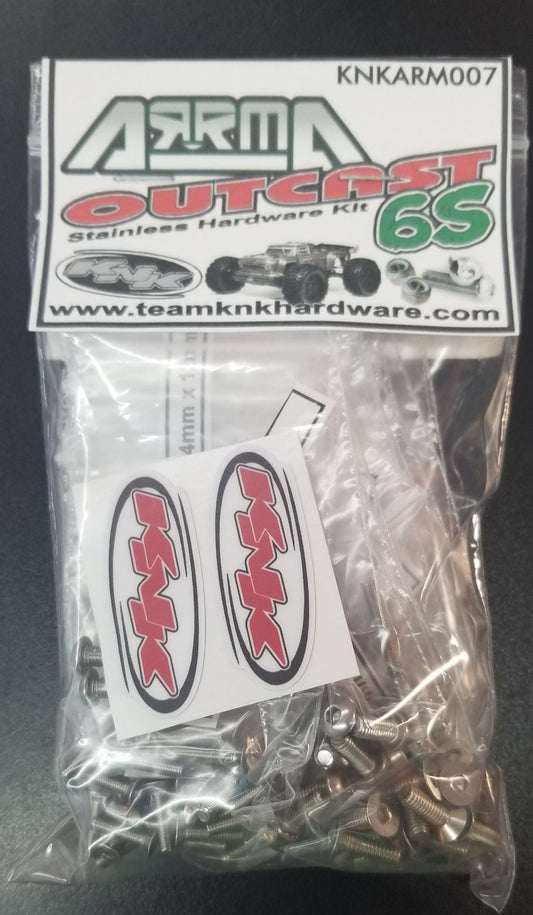 Stainless Hardware Kit: Arrma Outcast 6S (KNKARM007)