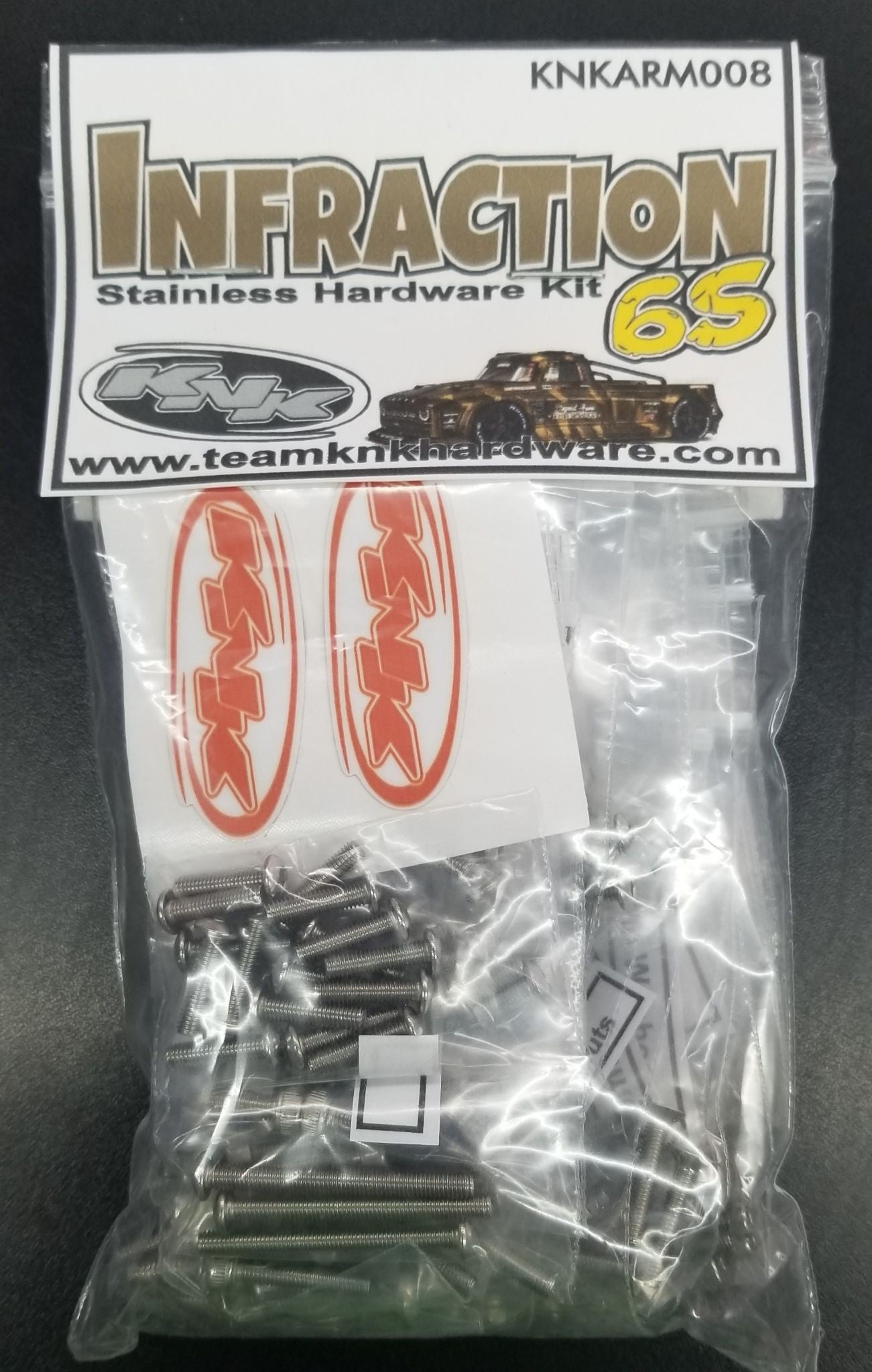 Stainless Hardware Kit: Arrma Infraction 6S (KNKARM008)