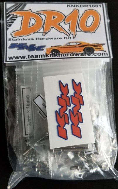 Stainless Hardware Kit: Team Associated DR10 (KNKDR1001)