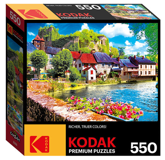 Auvezere River Limousin France Premium Puzzle, 18"x24", 550 Pieces (KOD631891)