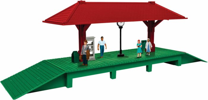HO Lighted Station Platform Kit, Christmas (LNL1956290)