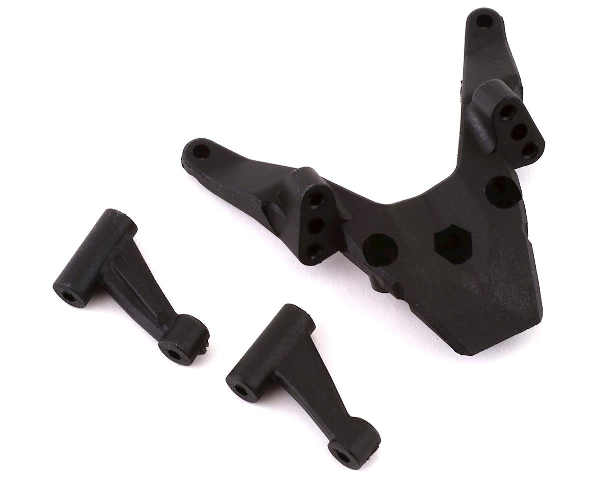 Front Bulkhead with Left and Right Front Brace for Mini-T 2.0 (LOS211011)