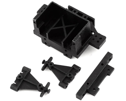Rear Bulkhead with Toe Block and Link Mounts for Mini JRX2 (LOS211028)