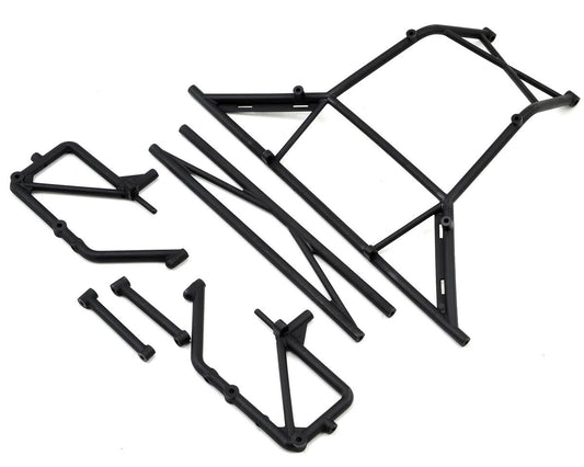 Front Bar, Rear Body Mount, and Bumper Tower Support Black for Baja Rey (LOS230012)