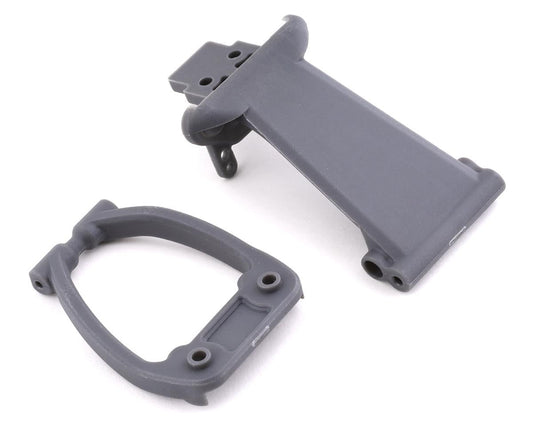 Front Bumper PlateandSupport,Gray for Rock Rey (LOS231040)
