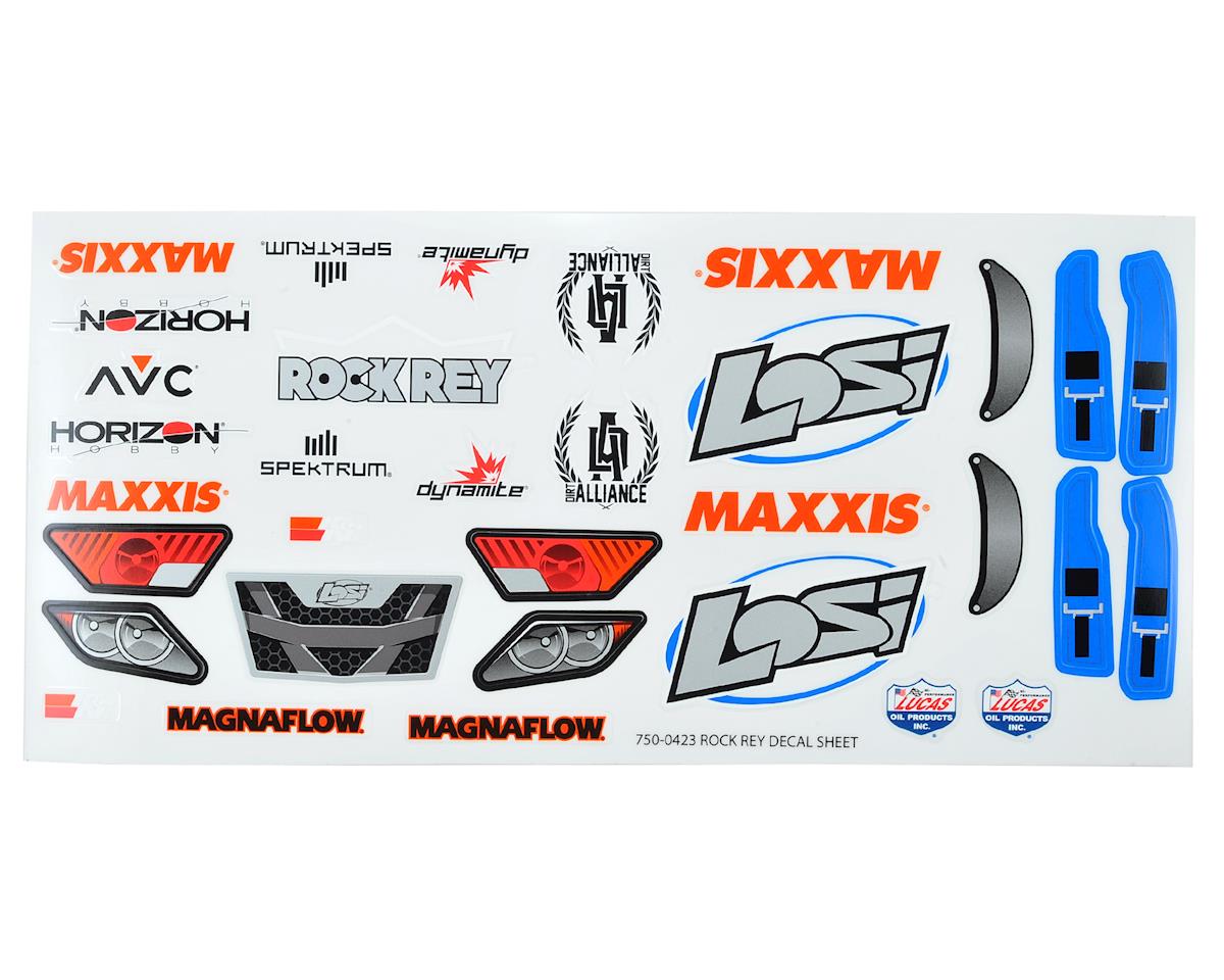 Electric Blue Decal Sheet for Rock Rey (LOS239002)