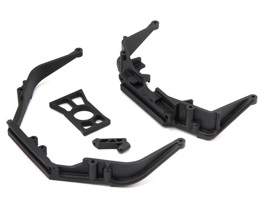 Front and Rear Chassis Brace Set and Differential Retainer Ring for LST 3XL-E (LOS241017)