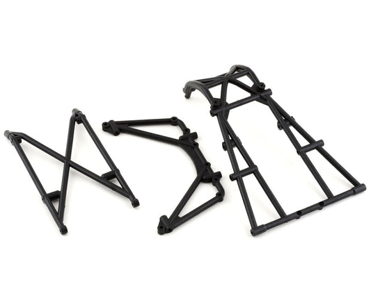 Rear Cage and Hoop Bars Black for LMT Mega (LOS241056)