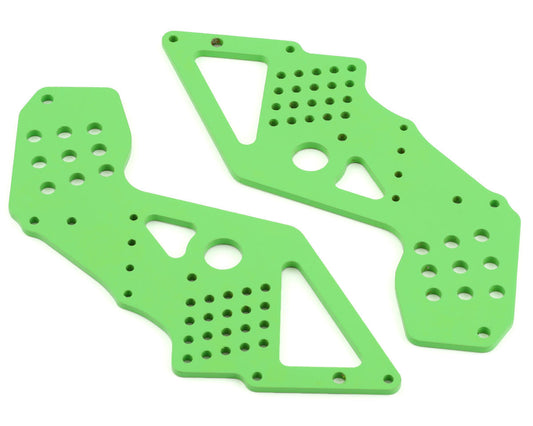 Front Chassis Plate Green for LMT Mega King Sling (2) (LOS241059)
