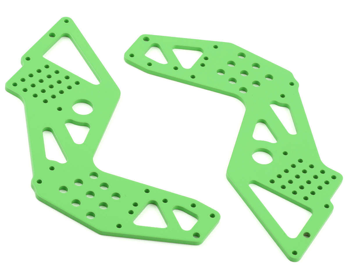 Rear Chassis Plate Green for LMT Mega King Sling (2) (LOS241060)