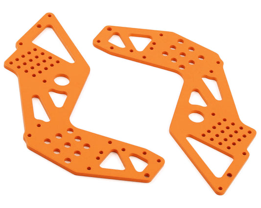Rear Chassis Plate Orange for LMT Mega Bog Hog (2) (LOS241063)