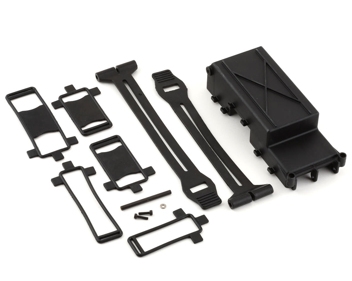 Low CG Battery Tray and Straps for LMT Mega (LOS241065)