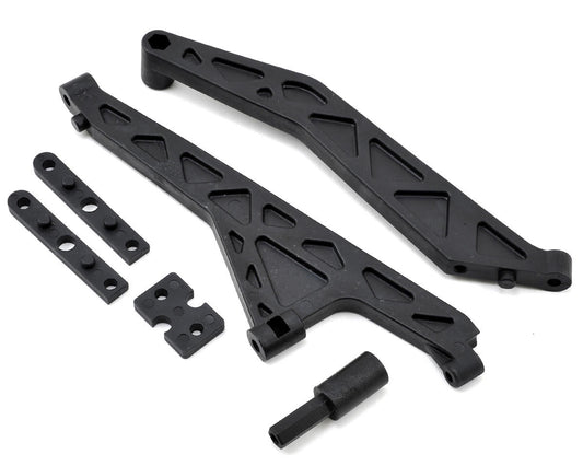 Front and Rear Chassis Brace and Center Differential Spacer for MTXL (LOS251037)