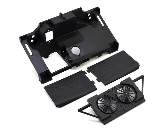 Rear Bulkhead Fan Panel and Mud Guards for Super Baja Rey (LOS251056)