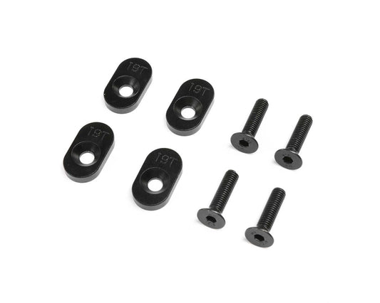 Engine Mount Insert and Screws 19T for DBXL 2.0 (4) (LOS252137)