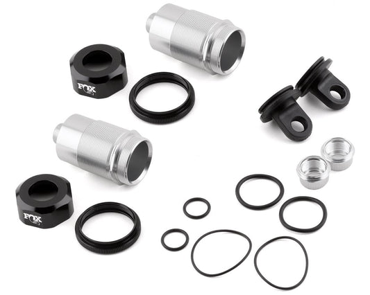 Shock Body Set Silver with FOX Caps for DBXL-E 2.0 (2) (LOS253026)