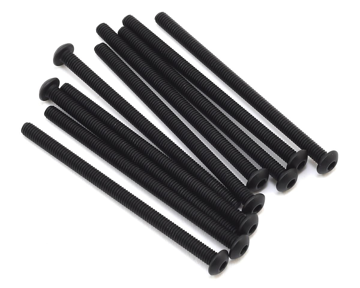 Black Oxide Steel Button Head Screw 4x65mm (10) (LOS255013)