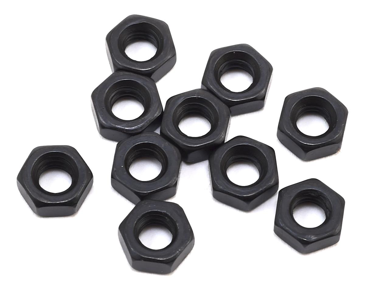 Steel Flat Nut 4mm (10) (LOS255024)