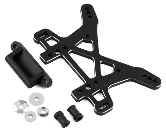 Aluminum Rear Shock Tower Black for DBXL, MTXL (LOS354005)