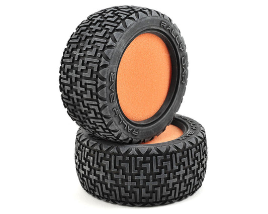 Tires with Foam for TEN-Rally X (2) (LOS43001)