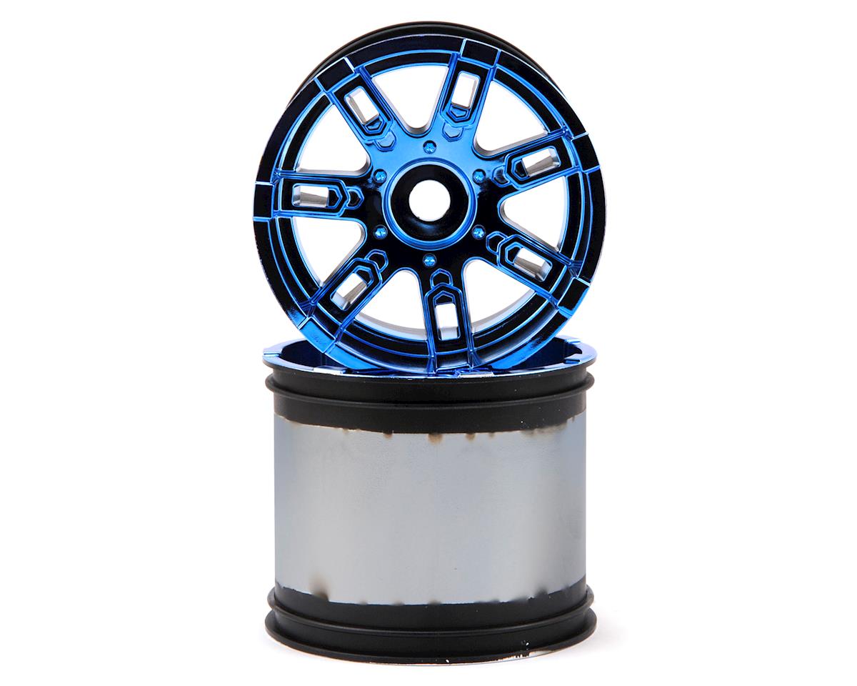 Blue Chrome 17mm Wheels for LST 3XL-E (2) (LOS44001)