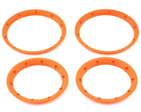 Inner and Outer Fluorescent Orange Beadlock Rings for 5IVE-T (2) (LOS45007)