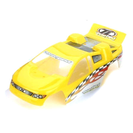 Mini-T Painted Body, Yellow (LOSB1005)