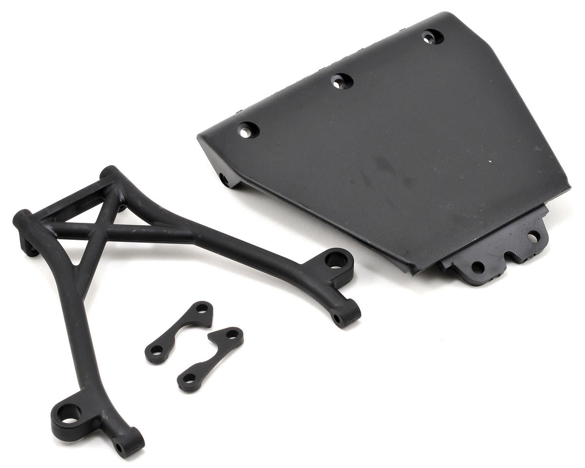 Front Skid Plate, Bumper Brace, and Spacers for 5IVE-T (LOSB2574)