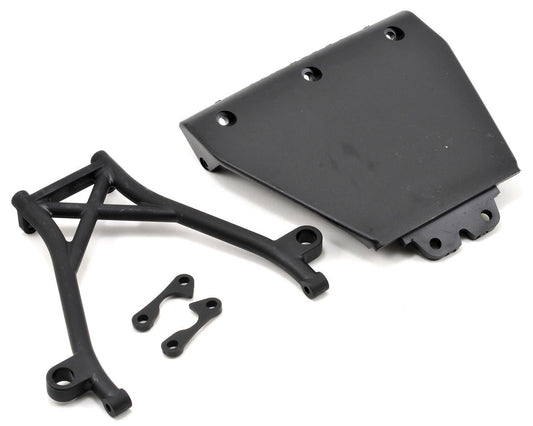 Front Skid Plate, Bumper Brace, and Spacers for 5IVE-T (LOSB2574)