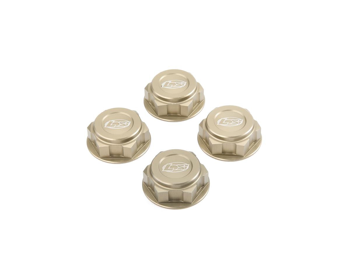 Captured Wheel Nut Wheel Nuts for 5IVE-T/MINI WRC (4) (LOSB3228)