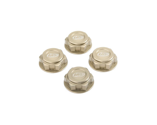 Captured Wheel Nut Wheel Nuts for 5IVE-T/MINI WRC (4) (LOSB3228)