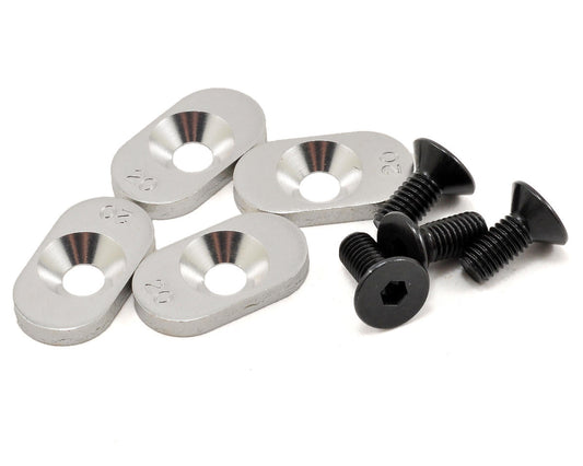 Engine Mount Inserts and Screws 20T for 5IVE-T/MINI WRC (4) (LOSB5802)