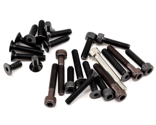 Flathead and Caphead Screw Assortment 5mm for 5IVE-T/MINI WRC (24) (LOSB6480)