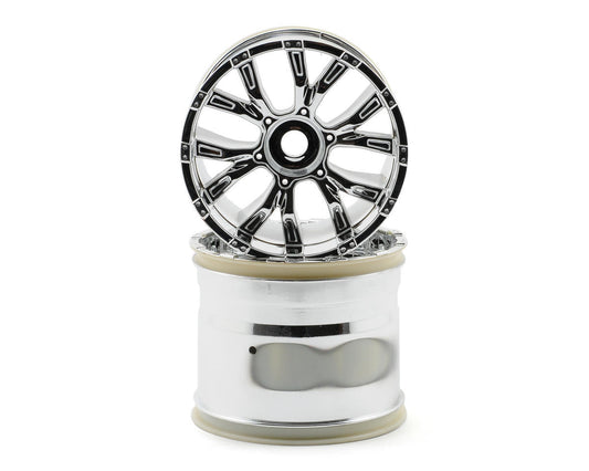 420 Series Force Chrome Wheels with Caps (2) (LOSB7012)