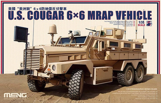 1/35 US Cougar 6x6 MRAP Vehicle Plastic Model Kit (MGKSS5)