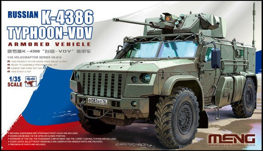 1/35 Russian K4386 Typhoon-VDV Armored Vehicle Plastic Model Kit (MGKVS14)