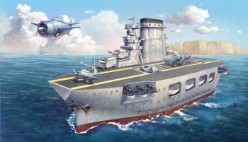 Toons Warship Builder - Lexington Plastic Model Kit (MGKWB001)