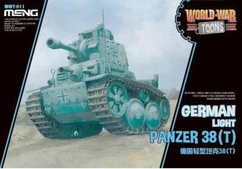 Toons German Light Panzer 38(T) Plastic Model Kit (MGKWWT011)