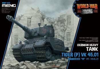 Toons German Heavy Tank Tiger (P) Vk45.01 Plastic Model Kit (MGKWWT015)